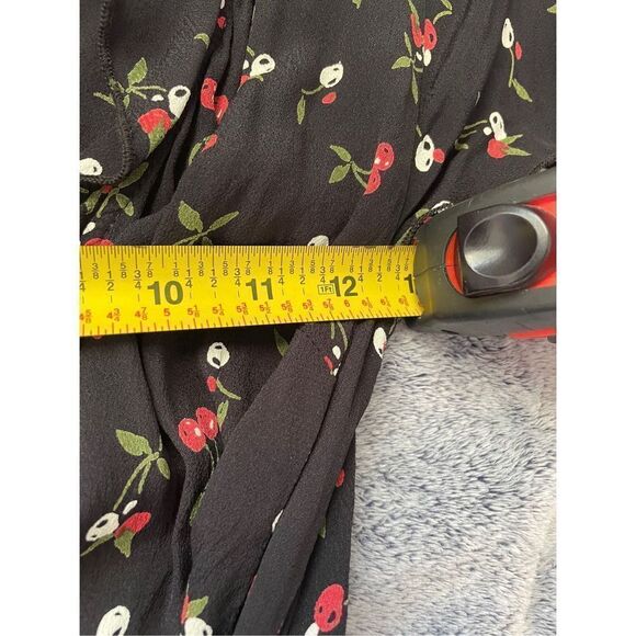 Dollz & Dames Cherry Lightweight Wrap Summer Nights Black Mini Dress Size XS - Picture 11 of 11